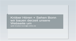 Desktop Screenshot of optik-kroeber.de